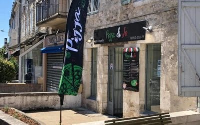 Oriflammes 2, 3 ou 4 mètres avec pied