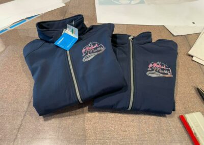 Flocage vestes déperlantes