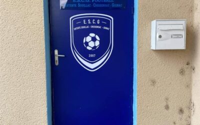 Sticker pour l’association E.S.C.G Football