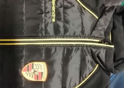 Vestes personnalisées avec broderie