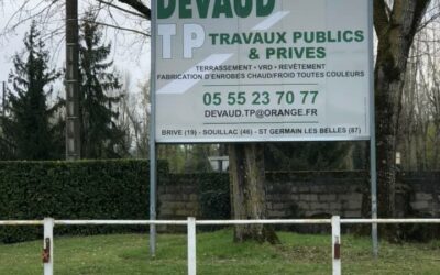 Panneau Travaux Publics