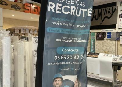 Oriflamme pour le recrutement