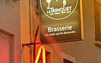 Enseigne lumineuse brasserie