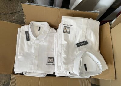 Flocage textile sur chemise