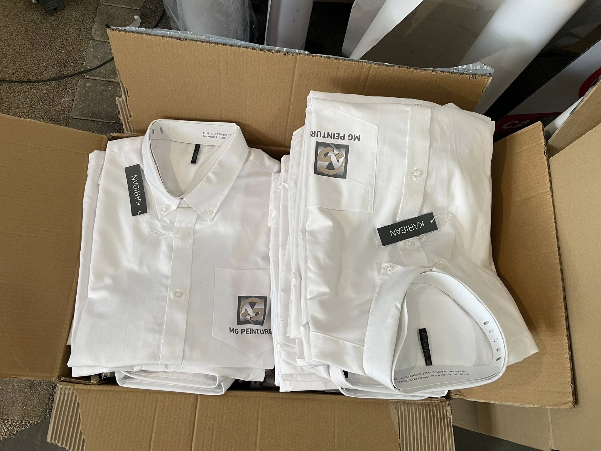 Flocage textile chemise