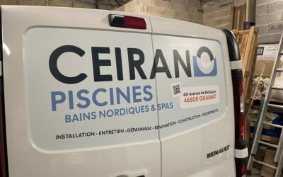 Marquage véhicule – Ceirano Piscines