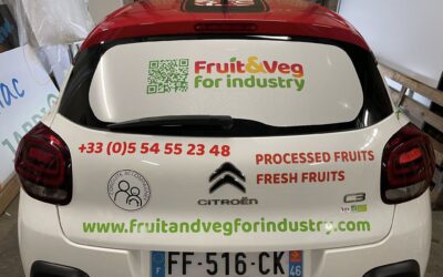 Marquage véhicule entreprise Fruit&Veg for industry