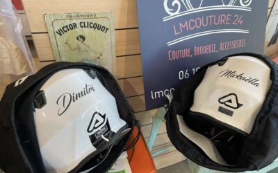 Personnalisation de casques de moto