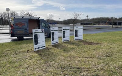 Panneaux sur-mesure avec pieds