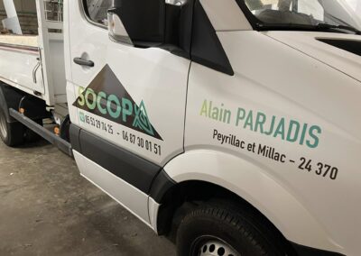 Marquage véhicule entreprise Socopa