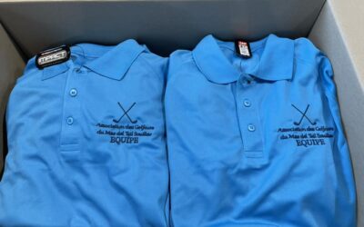 Marquage broderie polos respirant