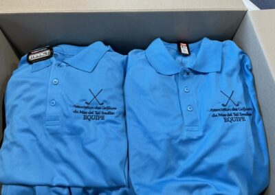 Marquage broderie polos respirant
