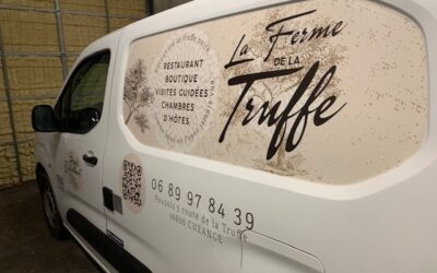 Marquage véhicule La Ferme de la Truffe