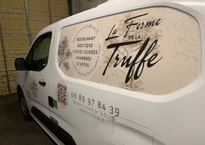 Marquage véhicule La Ferme de la Truffe