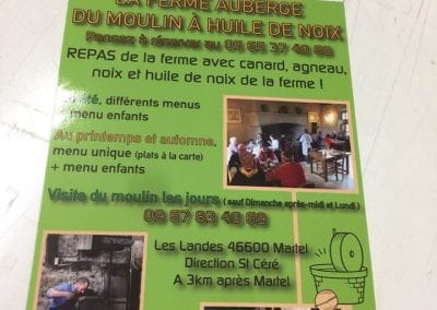 Affiche plastifiée