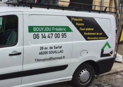 Marquage Véhicule Entreprise Bouyjou