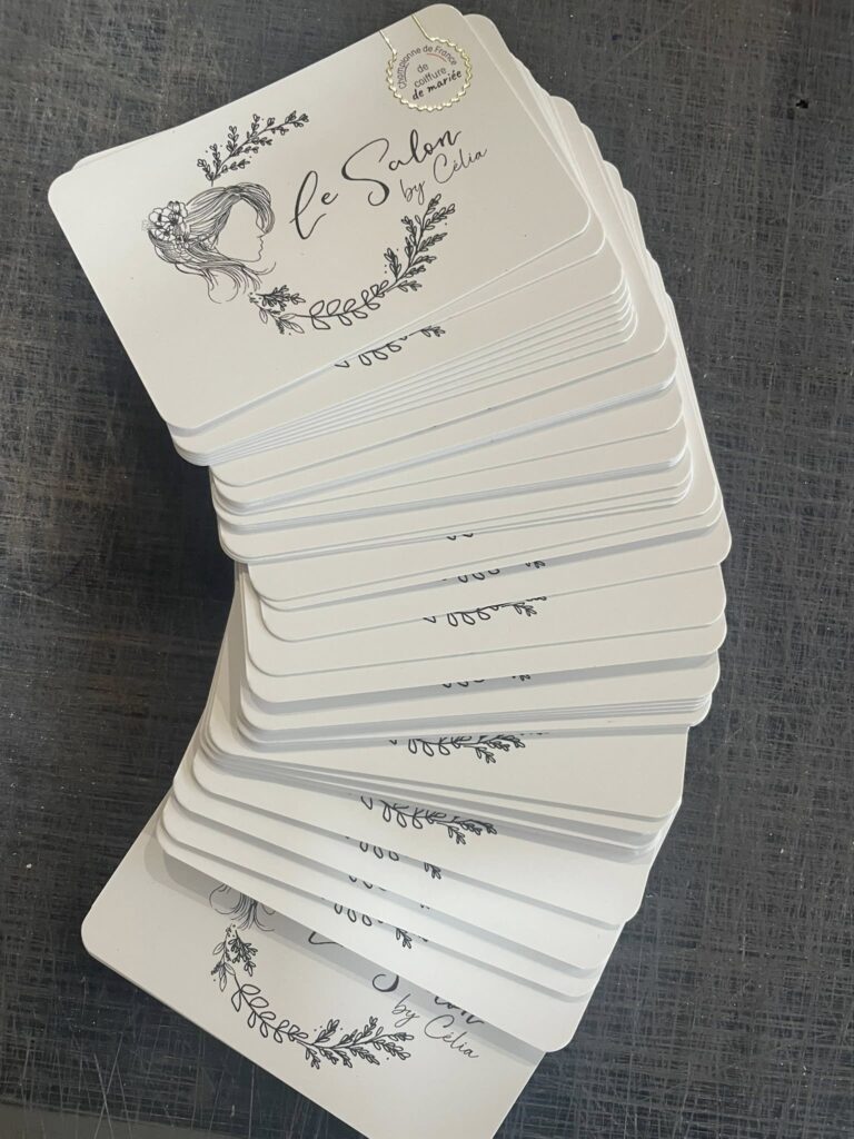 cartes de visite Le Salon by Celia