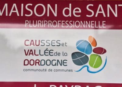 Panneau d’enseigne Maison de Santé Cauvaldor