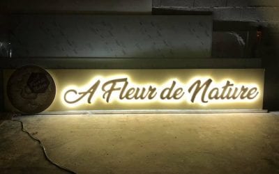 Fabrication & pose d’enseigne lumineuse