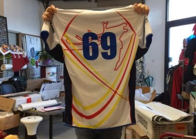 Sublimation sur maillots