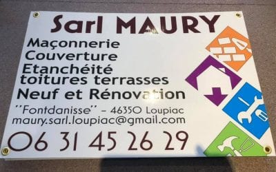Panneau de chantier petit format