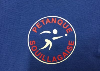 Marquage Flex pour la Pétanque Souillagaise