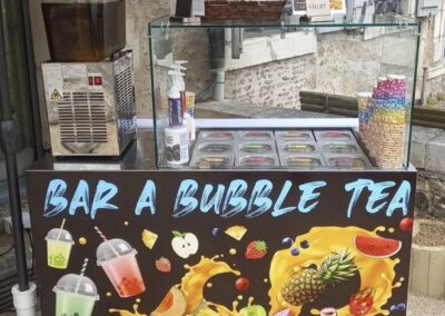 Panneau Bar à Bubble Tea