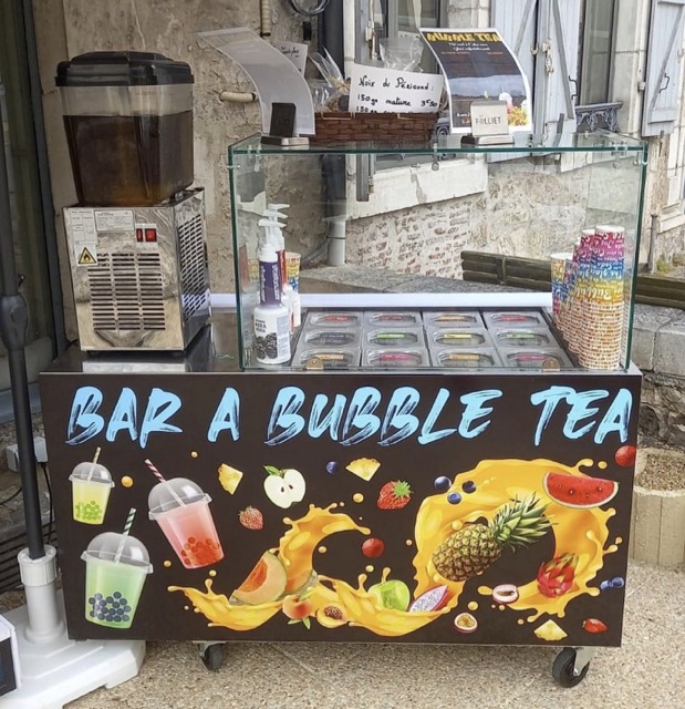Panneau Bar à Bubble Tea