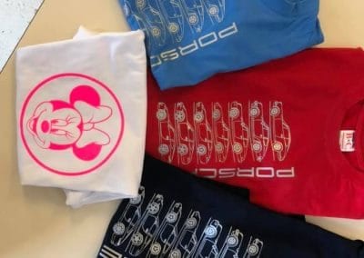 Personnalisation de tee-shirt évènement