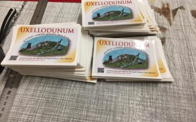 Étiquettes ou  autocollants Uxellodunum